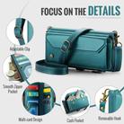 For Google Pixel 9a CaseMe C36 Card Slots Zipper Wallet RFID Anti-theft Leather Phone Case(Green) - 3