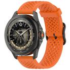 For Xiaomi Watch S4 Sport Liquid Pure Color Silicone Watch Band(Orange) - 1