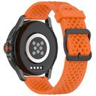 For Xiaomi Watch S4 Sport Liquid Pure Color Silicone Watch Band(Orange) - 2