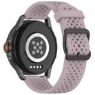 For Xiaomi Watch S4 Sport Liquid Pure Color Silicone Watch Band(Violet) - 2