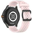 For Xiaomi Watch S4 Sport Liquid Pure Color Silicone Watch Band(Light Pink) - 2