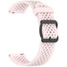 For Xiaomi Watch S4 Sport Liquid Pure Color Silicone Watch Band(Light Pink) - 3