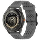 For Xiaomi Watch S4 Sport Liquid Pure Color Silicone Watch Band(Dark Gray) - 1