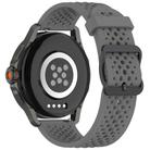 For Xiaomi Watch S4 Sport Liquid Pure Color Silicone Watch Band(Dark Gray) - 2