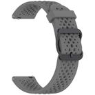 For Xiaomi Watch S4 Sport Liquid Pure Color Silicone Watch Band(Dark Gray) - 3