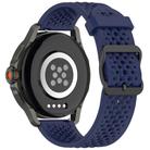 For Xiaomi Watch S4 Sport Liquid Pure Color Silicone Watch Band(Dark Blue) - 2