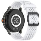 For Xiaomi Watch S4 Sport Liquid Pure Color Silicone Watch Band(White) - 2