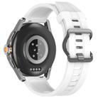 For Xiaomi Watch S4 Sport Groove Style Silicone Watch Band(White) - 2