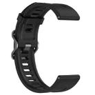 For Xiaomi Watch S4 Sport Groove Style Silicone Watch Band(Black) - 3