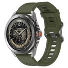 For Xiaomi Watch S4 Sport Groove Style Silicone Watch Band(Army Green) - 1