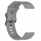 For Xiaomi Watch S4 Sport Groove Style Silicone Watch Band(Titanium Gray) - 3