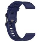 For Xiaomi Watch S4 Sport Groove Style Silicone Watch Band(Midnight Blue) - 3