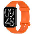 For Xiaomi Mi Band 8 Pro Butterfly Color Buckle Silicone Watch Band(Orange) - 1