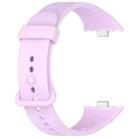 For Xiaomi Mi Band 8 Pro Butterfly Color Buckle Silicone Watch Band(Lilac) - 3