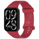 For Xiaomi Mi Band 8 Pro Butterfly Color Buckle Silicone Watch Band(Red) - 1