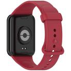 For Xiaomi Mi Band 8 Pro Butterfly Color Buckle Silicone Watch Band(Red) - 2