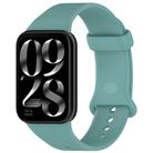 For Xiaomi Mi Band 8 Pro Butterfly Color Buckle Silicone Watch Band(Pine Green) - 1