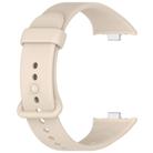 For Xiaomi Mi Band 8 Pro Butterfly Color Buckle Silicone Watch Band(Ivory White) - 3