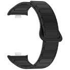 For Xiaomi Smart Band 9 Pro / 8 Pro Reverse Buckle Magnetic Silicone Watch Band(Black) - 3