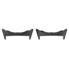 For Google Pixel Watch 3 45mm 1 Pair Stainless Steel Metal Watch Band Connector(Black) - 1