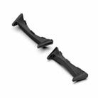 For Google Pixel Watch 3 41mm 1 Pair Stainless Steel Metal Watch Band Connector(Black) - 2