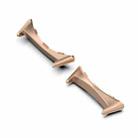 For Google Pixel Watch 3 41mm 1 Pair Stainless Steel Metal Watch Band Connector(Rose Gold) - 2
