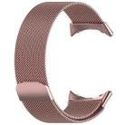 For Google Pixel Watch 3 41mm Milanese Metal Magnetic Watch Band(Pink) - 2