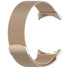 For Google Pixel Watch 3 41mm Milanese Metal Magnetic Watch Band(Champagne Gold) - 2