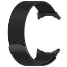 For  Google Pixel Watch 3 45mm Milanese Metal Magnetic Watch Band(Black) - 2