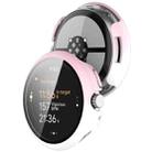 For Google Pixel Watch 3 41mm PC + Tempered Film Integrated Watch Protective Case(Pink+White) - 3