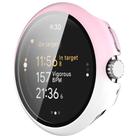 For Google Pixel Watch 3 45mm PC + Tempered Film Integrated Watch Protective Case(Pink+White) - 2