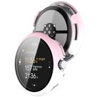 For Google Pixel Watch 3 45mm PC + Tempered Film Integrated Watch Protective Case(Pink+White) - 3