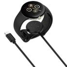 For Google Pixel Watch 3 41 / 45mm USB-C / Type-C Interface Smart Watch Charging Cable, Length: 1m(Black) - 3