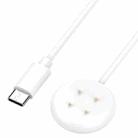 For Google Pixel Watch 3 41 / 45mm USB-C / Type-C Interface Smart Watch Charging Cable, Length: 1m(White) - 1