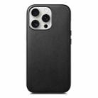 For iPhone 16 Pro Max Electroplated Metal Button Shockproof Phone Case(Black) - 1