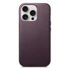 For iPhone 16 Pro Max Electroplated Metal Button Shockproof Phone Case(Purple) - 1