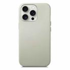 For iPhone 16 Pro Electroplated Metal Button Shockproof Phone Case(White) - 1