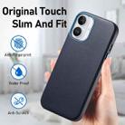 For iPhone 16 Pro Electroplated Metal Button Shockproof Phone Case(Dark Blue) - 2