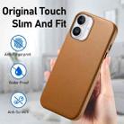 For iPhone 16 Pro Electroplated Metal Button Shockproof Phone Case(Brown) - 2