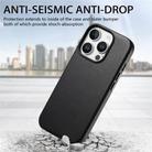 For iPhone 15 Pro Electroplated Metal Button Shockproof Phone Case(Black) - 3