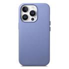 For iPhone 15 Pro Electroplated Metal Button Shockproof Phone Case(Blue) - 1