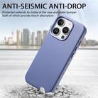 For iPhone 15 Pro Electroplated Metal Button Shockproof Phone Case(Blue) - 3