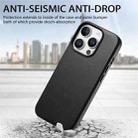 For iPhone 15 Pro Max Electroplated Metal Button Shockproof Phone Case(Black) - 3