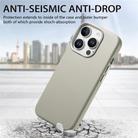 For iPhone 14 Pro Electroplated Metal Button Shockproof Phone Case(White) - 3