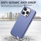 For iPhone 14 Pro Electroplated Metal Button Shockproof Phone Case(Blue) - 3