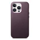 For iPhone 14 Pro Electroplated Metal Button Shockproof Phone Case(Purple) - 1