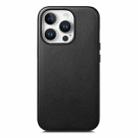 For iPhone 13 Pro Electroplated Metal Button Shockproof Phone Case(Black) - 1