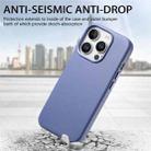 For iPhone 13 Pro Electroplated Metal Button Shockproof Phone Case(Blue) - 3