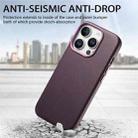 For iPhone 13 Pro Max Electroplated Metal Button Shockproof Phone Case(Purple) - 3