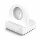For Google Pixel Watch 3 41 / 45mm Smart Watch Silicone Charging Holder with Charging Cable(White) - 3